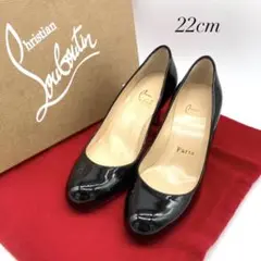 ✨新品未使用✨ 箱付き✨ Christian Louboutin エナメル 黒