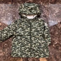 モンクレール キッズ 迷彩 カモフラ ナイロンパーカー