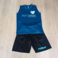 フットメッセ　ノースリーブシャツ　ハーフパンツ　サッカー　フットサル　Lサイズ