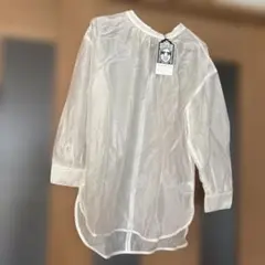 SHOO・LA・RUE ホワイト七分袖シャツ M
