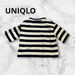 【美品】UNIQLO 太ボーダーＴシャツ