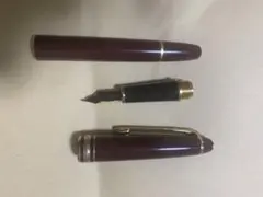 MONTBLANCモンブラン 144 万年筆 14K ボルドー ゴールド 名入り