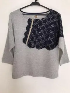 malla レース付トップス☆美品