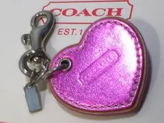★新品!★COACH コーチ★とっても可愛い♪ハートモチーフキーリング■本物■