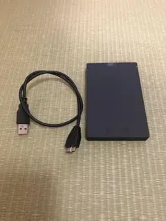 BUFFALO 外付けハードディスク USB接続　ブラック　容量1TB