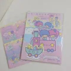 希少！【リトルツインスターズ】キキ＆ララ　カットレターセット　オマケ付き