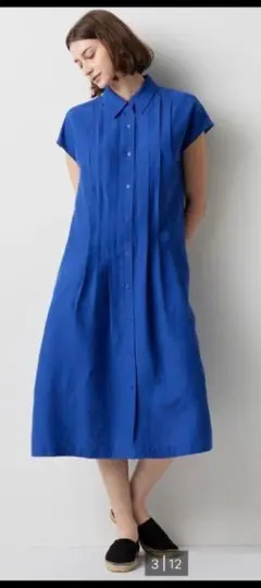 UNIQLO ×COMPTOIR DES COTONNIERSシャツワンピース