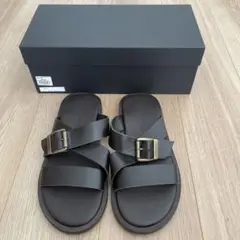 【新品未使用】MAURO de BARI ナッパレザーサンダル　サイズ41