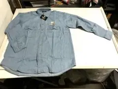 ミチコロンドン　綿100% 長袖デニムシャツ　Lサイズ　新品　★き9570