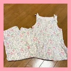 スラップスリップ SLAPSLIP 花柄 セットアップ