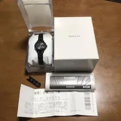 CASIO SHEEN ブラック 電波時計