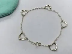 ティファニー オープンハート ブレスレット