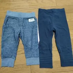 ネイビーのボトムス 80cm 2枚セット