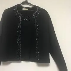 ウール100% ツインニット　Ｌ