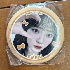 川本笑瑠 缶バッジ CUTIE STREET ランダムカプセル ガチャガチャ