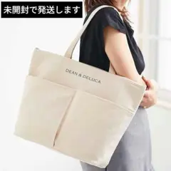 ★新品未開封★DEAN & DELUCA『保冷機能付きコットン素材のロゴトート』
