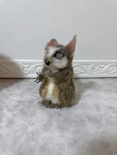 ☆ショウガラゴぬいぐるみ☆ 羊毛フェルト アートドール お猿さん エキゾ