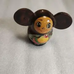 チェブラーシカ　ロシア　木製グッズ
