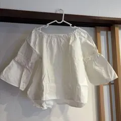 オフショル　五分袖ブラウス Mサイズ