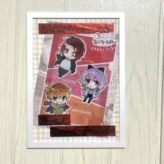 あらなるめい　クリアファイル　銀テープ　　　　A4　ハンドメイドコラージュ①