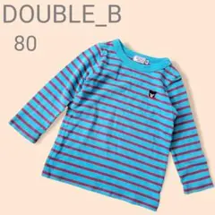 K625 DOUBLE_B トップス カットソー 長袖 80