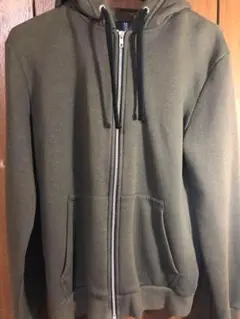 DIVIDED H&M オリーブグリーン フードパーカー S