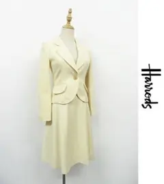 D158/美品 Harrods スーツ セットアップ 1 クリーム色