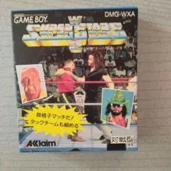 希少！新品！『WWFスーパースターズ2』　ゲームボーイ GB -- WWF Super Stars 2 -- Box. Game Boy, JAPAN Game. Work