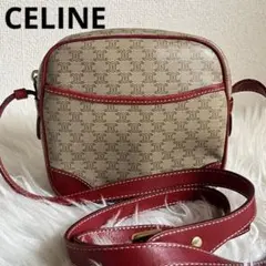 ✨️激レア 美品✨️CELINE ショルダーバッグ トリオンフ マカダム レザー