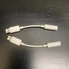Apple イヤホンジャック　Lightning変換