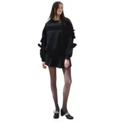 AMOMMA パフスリーブスウェット　グレー　金子綾　着用 AMOMMA パフスリーブスウェット グレー 金子綾 着用