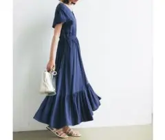 美品♡ &.NOSTALGIA ロング フレア ワンピース