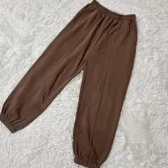 【c3858】Dazy Less スウェットパンツ ウエストゴム　ブラウン