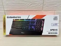 SteelSeries Apex5 64537 ゲーミングキーボード 青軸 18