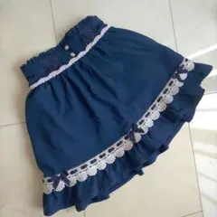 アクシーズファムキッズ レース フリル付き スカパン 美品