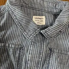 babyGap ストライプロンパース 12-18ヶ月