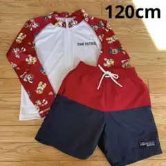 120cm PAW PATROL ラッシュガード・アウトドア水着ズボンセット