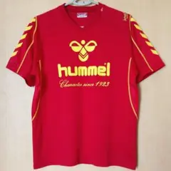 ヒュンメル プラクティス シャツ ドライTシャツ Ｓ(〜Ｍ) 赤×黄 used
