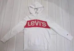 Levi's ロゴ入りパーカー Mサイズ ホワイト
