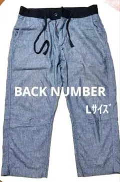 【メンズ】BACK NUMBER ストレッチパンツ 涼感素材 カジュアル チノ風