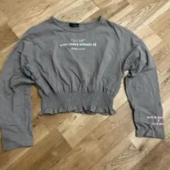 jenni love 長袖　ショート丈Tシャツ