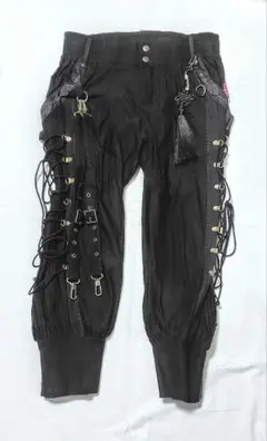 未使用タグ付♡ozzoneste ストレッチフレアパンツ　レース　チャイナボタン 未使用タグ付♡ozzoneste ストレッチフレアパンツ レース