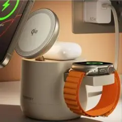 【Apple公認】4in1 MagSafe対応 ワイヤレス充電器
