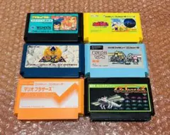 【FCソフト6本セット・任天堂・ファミコン】gya