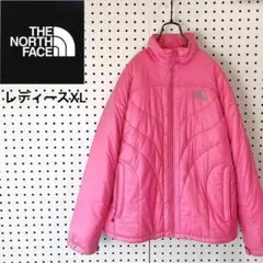 【USED】ノースフェイス☆中綿入りナイロンジャケット インナージャケットピンク