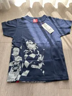 【新品未使用】鬼滅の刃 Tシャツ ネイビー　10a （120〜130cm）