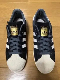 adidas SUPERSTAR 80s DLX SUEDE 黒/白