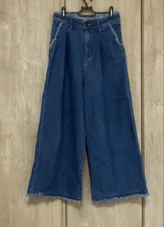 デニム ワイドパンツ Sサイズ