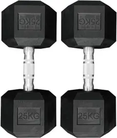 六角ダンベル 25kg 2個セット 筋トレ トレーニング 1174