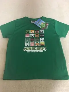 新品未使用　マイクラ　Tシャツ　140 アクリルチェーン付